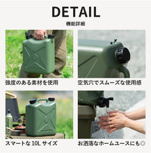 画像をギャラリービューアに読み込む, Aqua Tank　10Ｌ　水タンク　ウォータージャグ　イメージ
